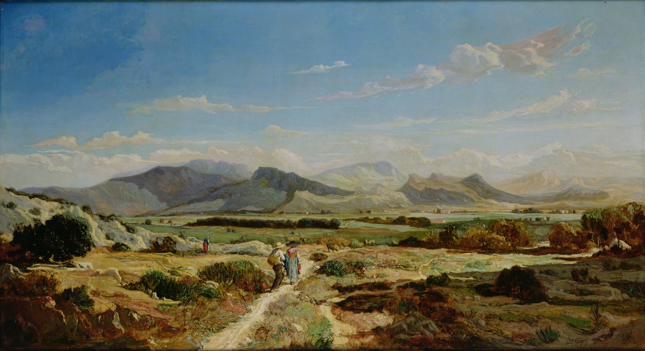 Hills Near Allauch by Paul Camille Guigou