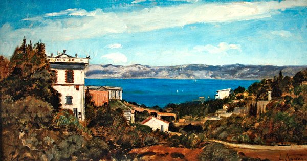 The Bay of Marseille, Saint-Henri by Paul Camille Guigou