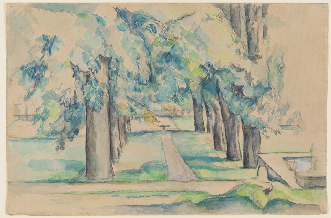 Avenue of Chestnut Trees at the Jas de Bouffan by Paul Cézanne