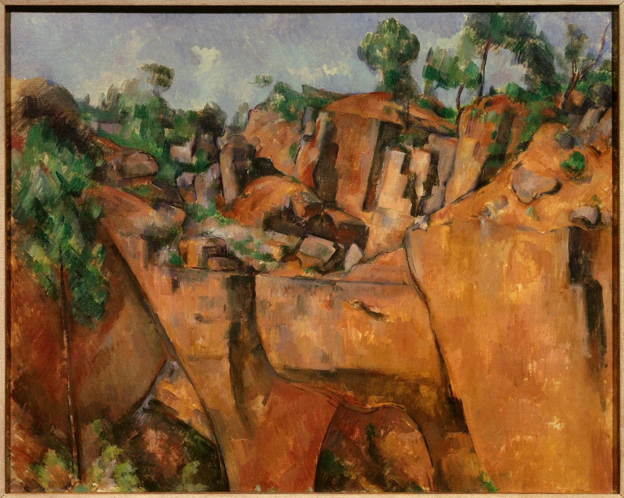 Bibemus quarry by Paul Cézanne