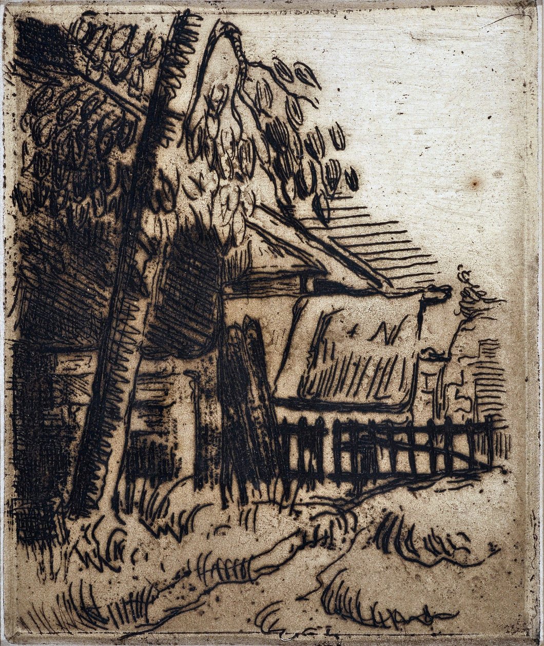 House in Auvers sur Oise by Paul Cézanne
