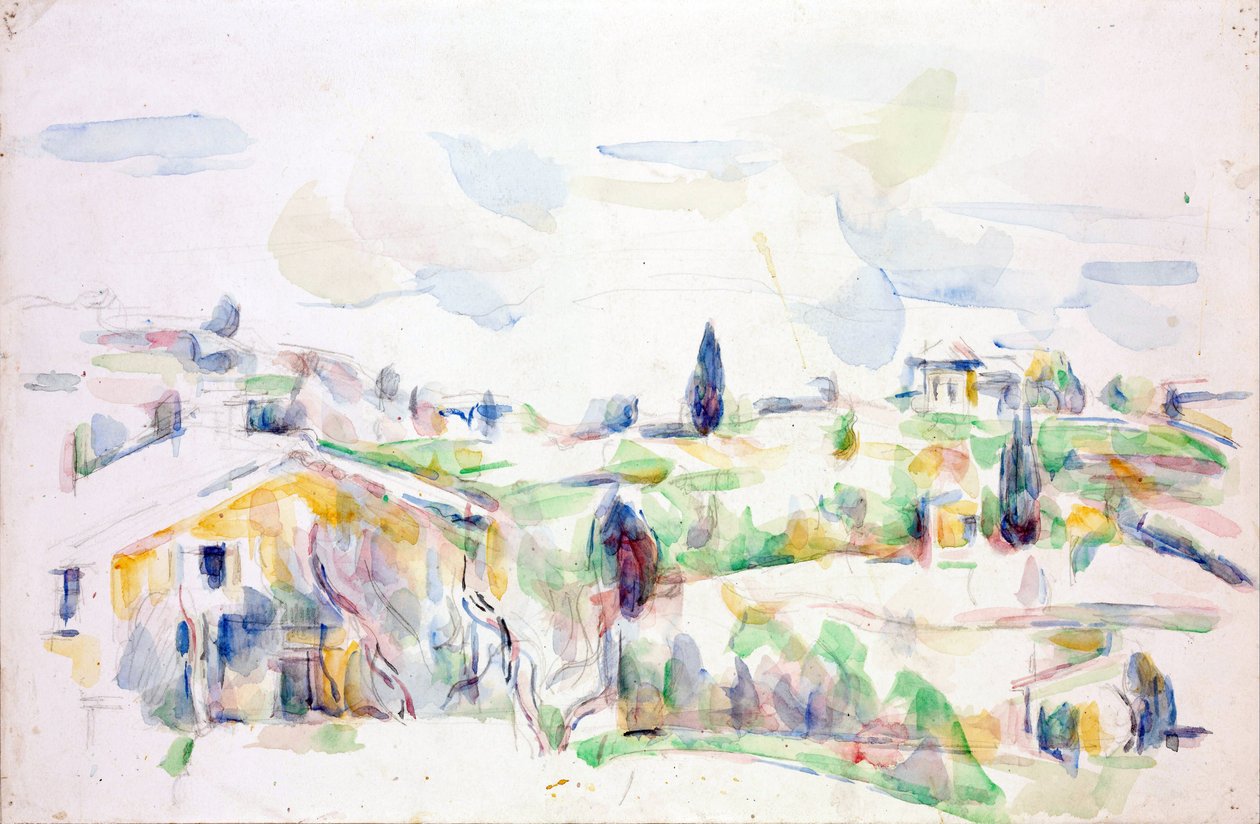 Landscape in Provence by Paul Cézanne