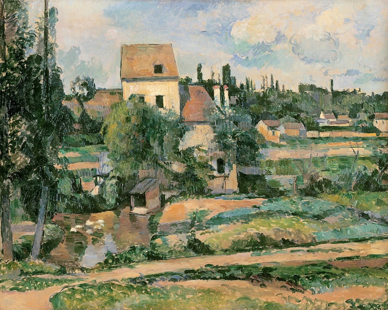 Moulin de la Couleuvre at Pontoise by Paul Cézanne