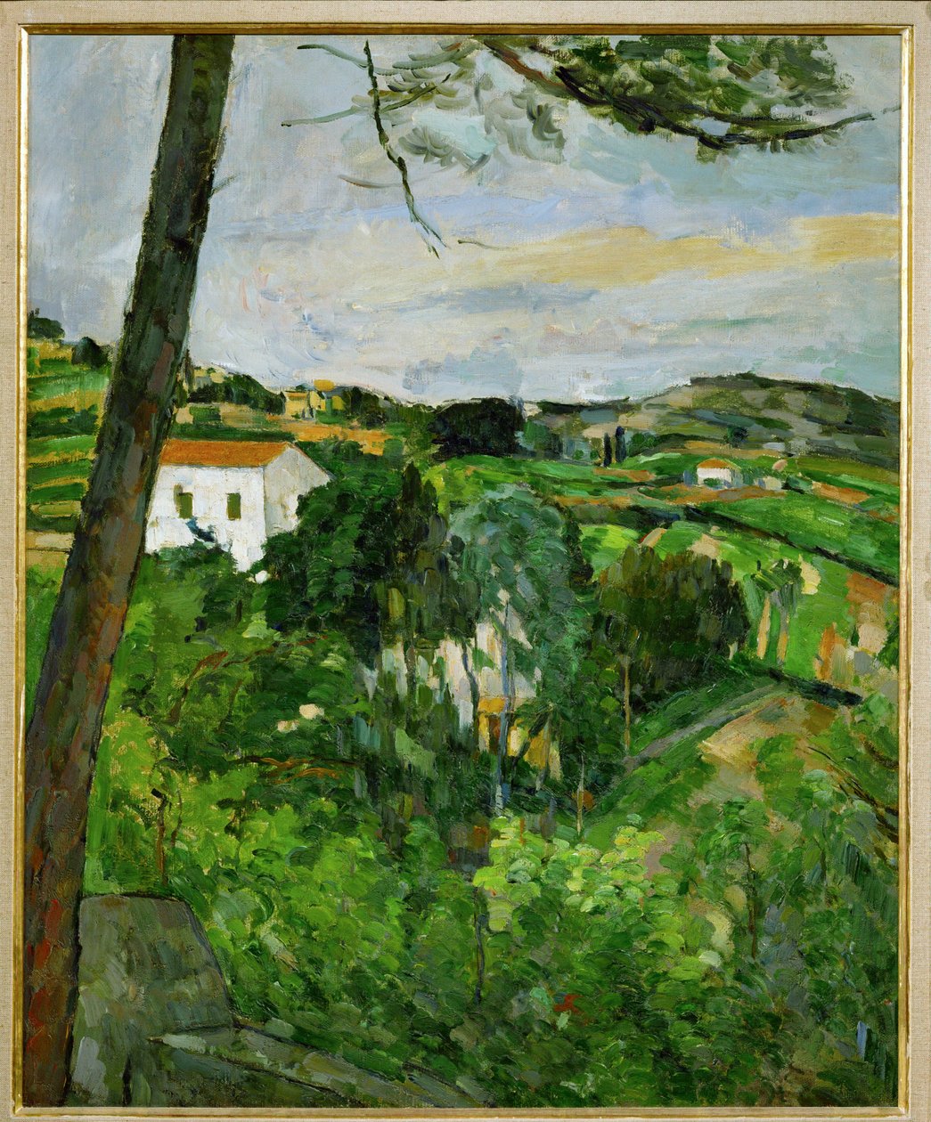 Landscape with Red Roof or The Pine at L