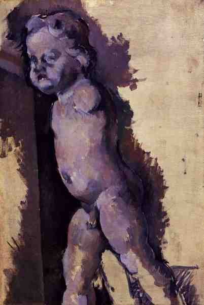 Plaster Cast of a Putto by Paul Cézanne