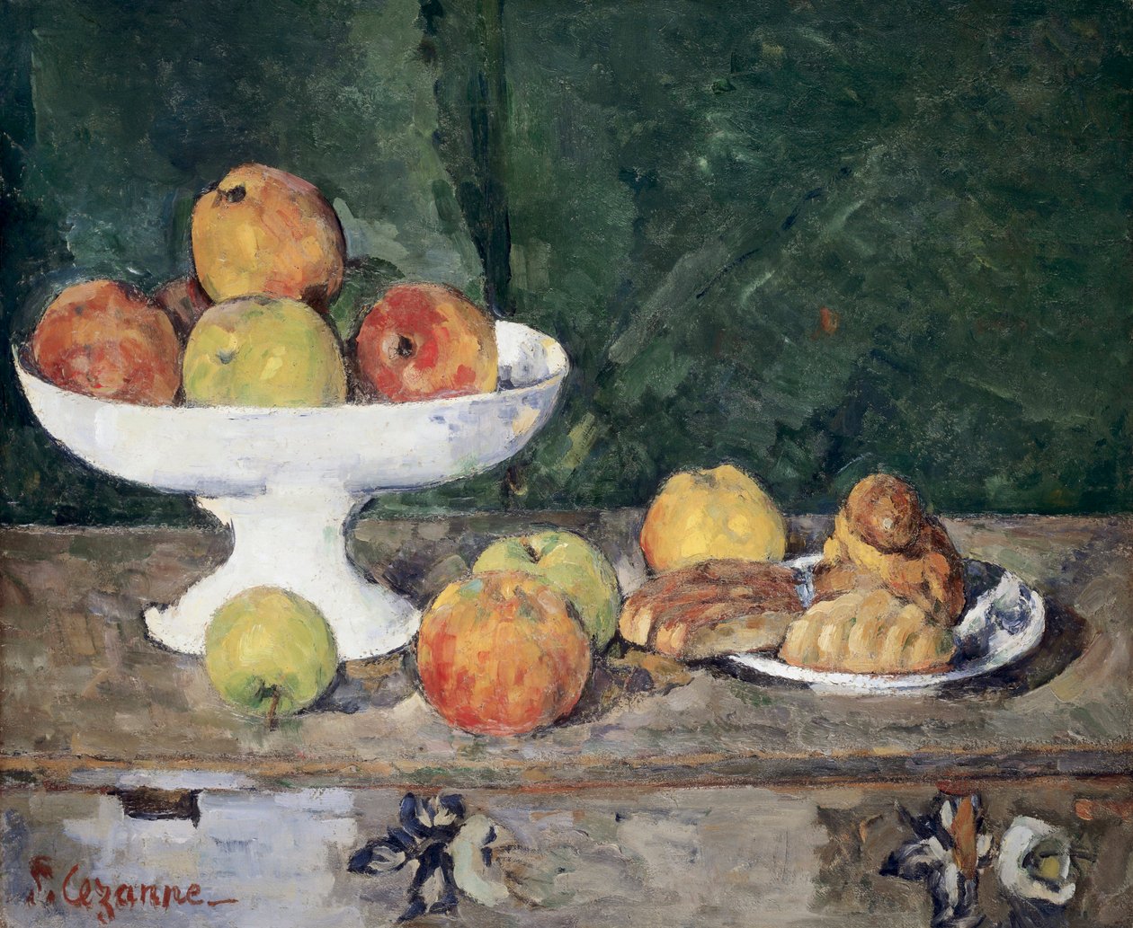 Apples and Cakes by Paul Cezanne