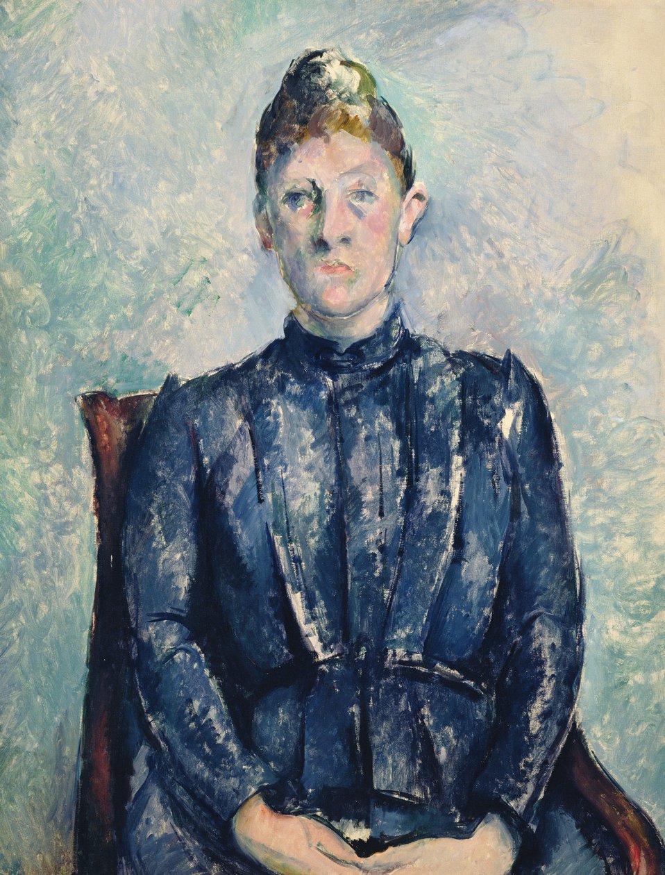 Portrait of Madame Cezanne by Paul Cézanne