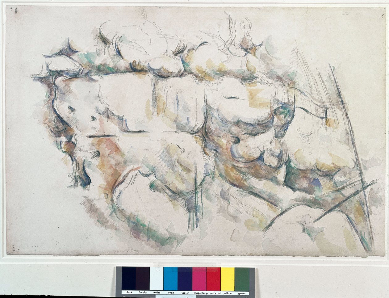 Rochers to Chateau Noir (Chateau-Noir) by Paul Cézanne