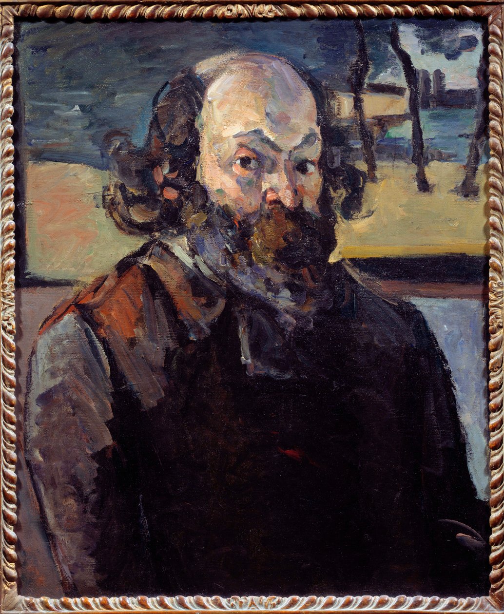 Self-Portrait by Paul Cezanne by Paul Cézanne