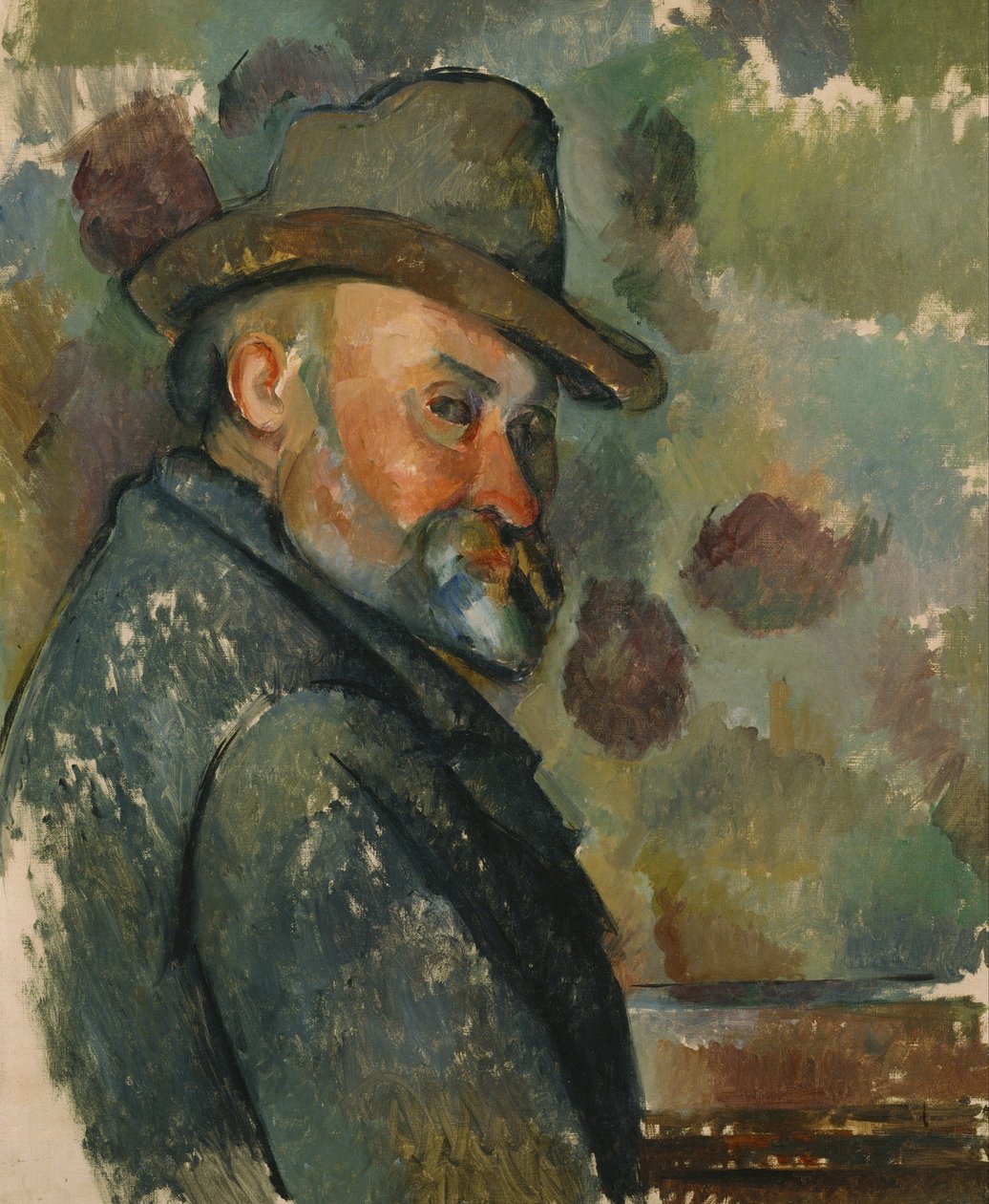 Self-portrait in a Soft Hat by Paul Cézanne