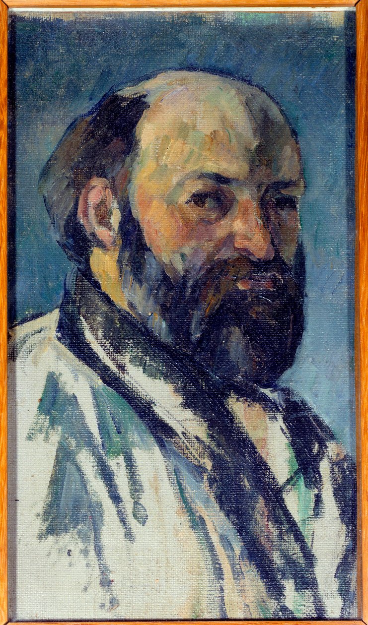 Self Portrait by Paul Cezanne (1839-1906) 1877 by Paul Cézanne