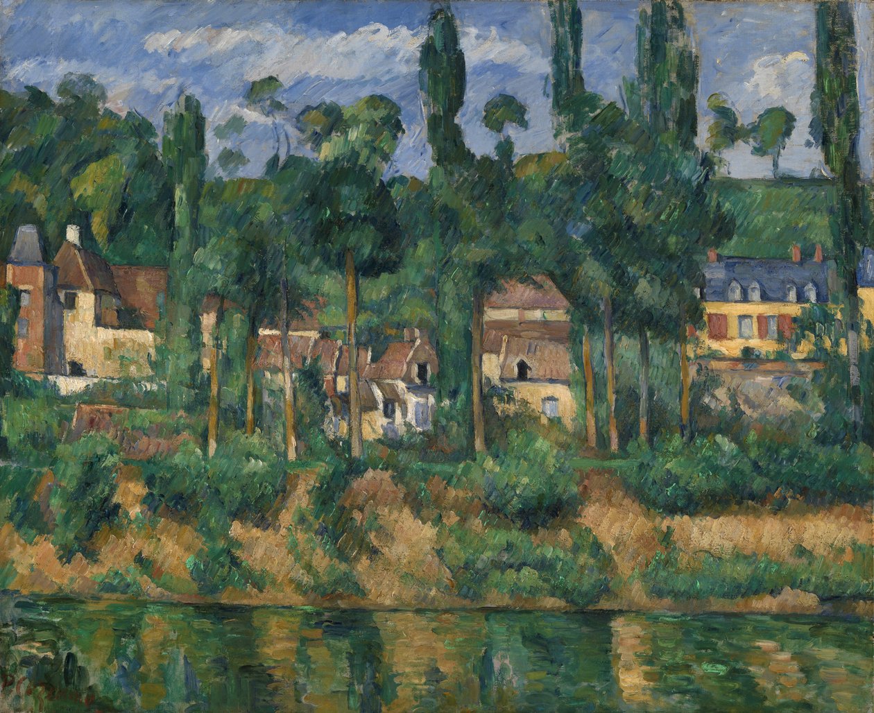 The Chateau de Medan, c.1880 by Paul Cézanne