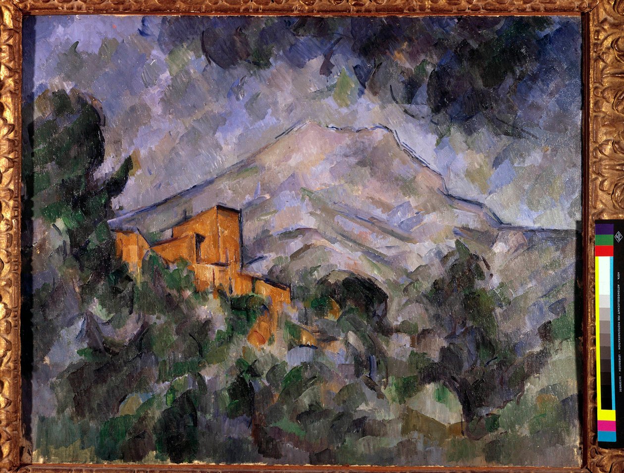The Holy Mountain Victory and the Black Castle by Paul Cézanne