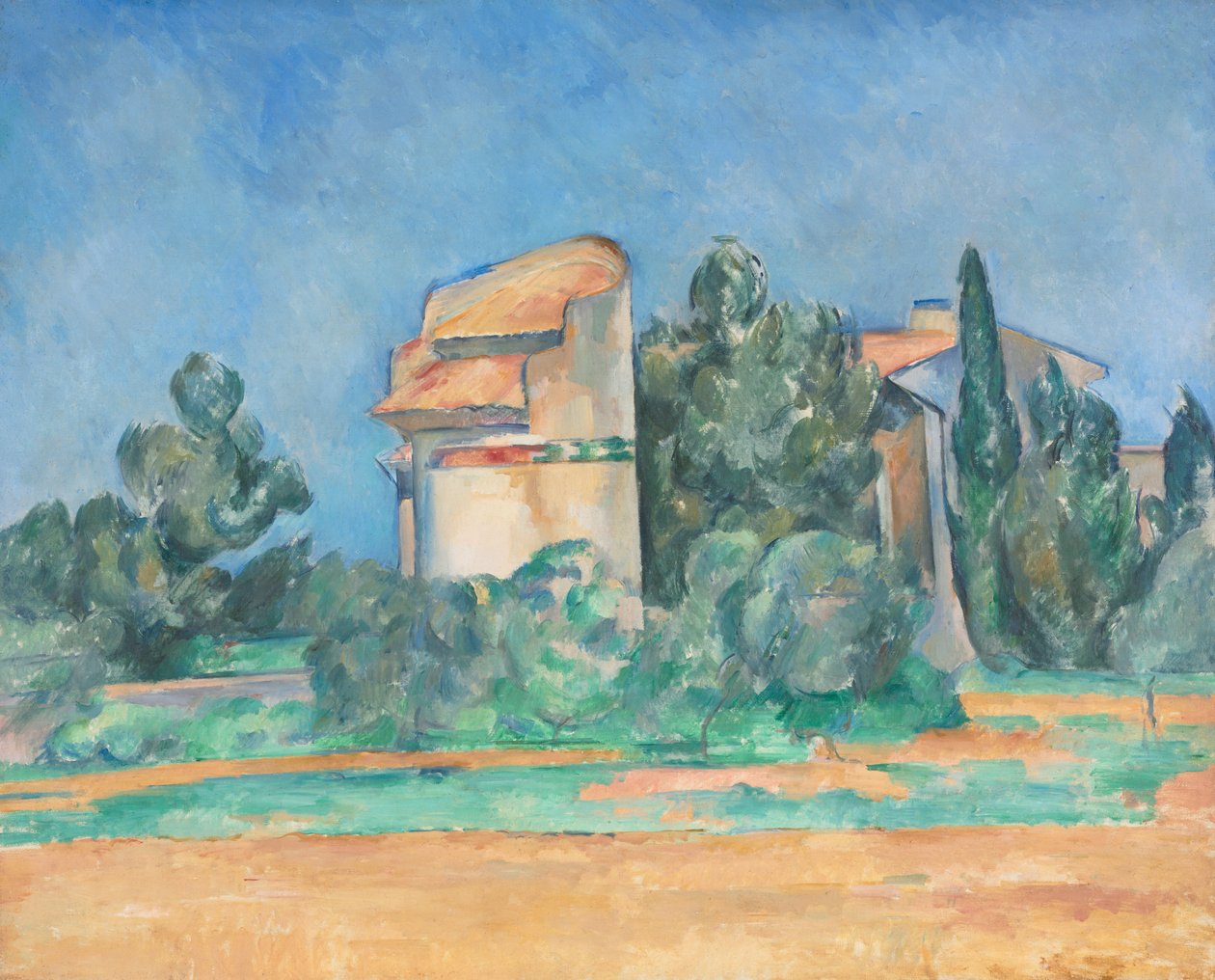 The Pigeon Tower at Bellevue by Paul Cézanne