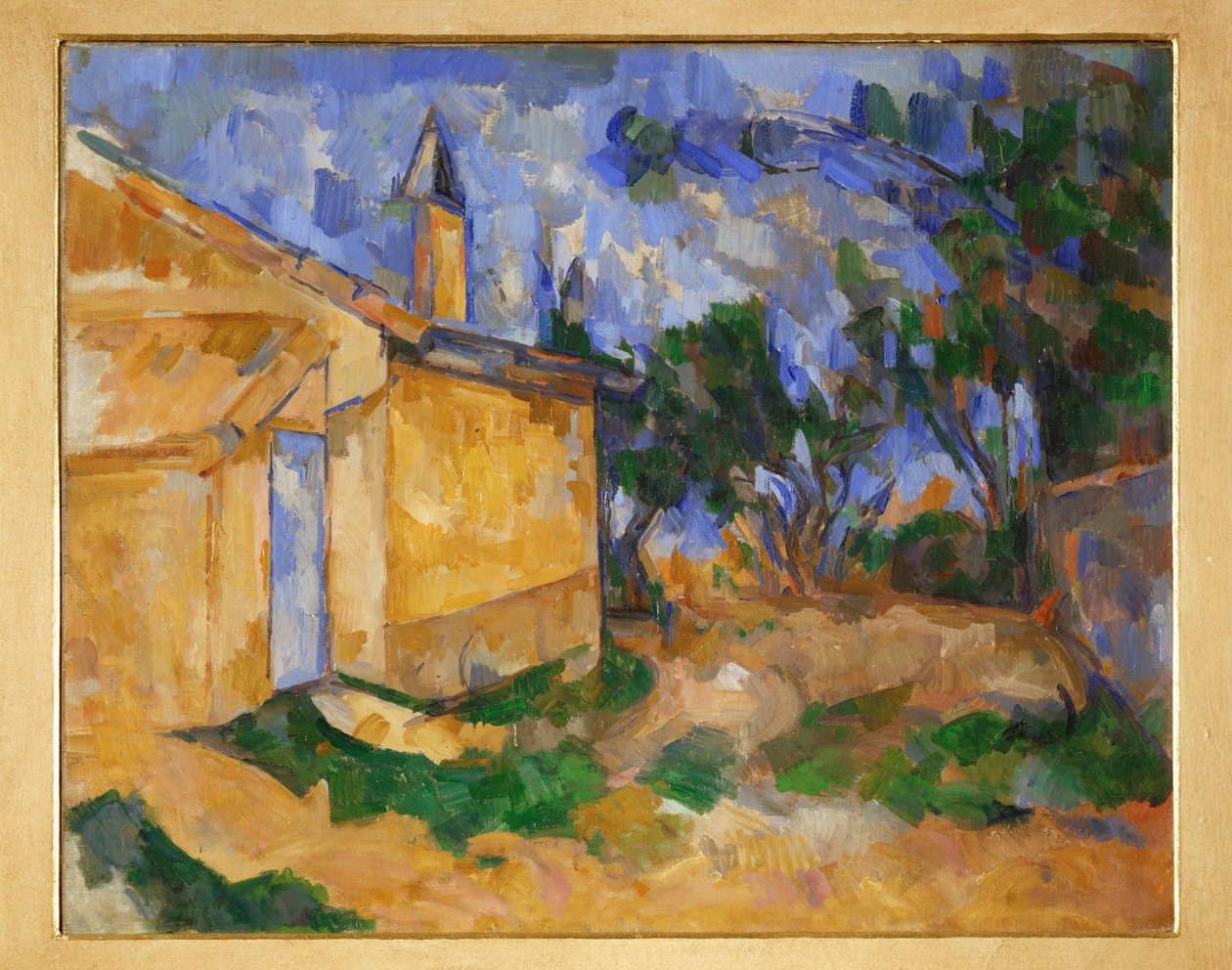 The Cottage of M. Jourdan by Paul Cezanne