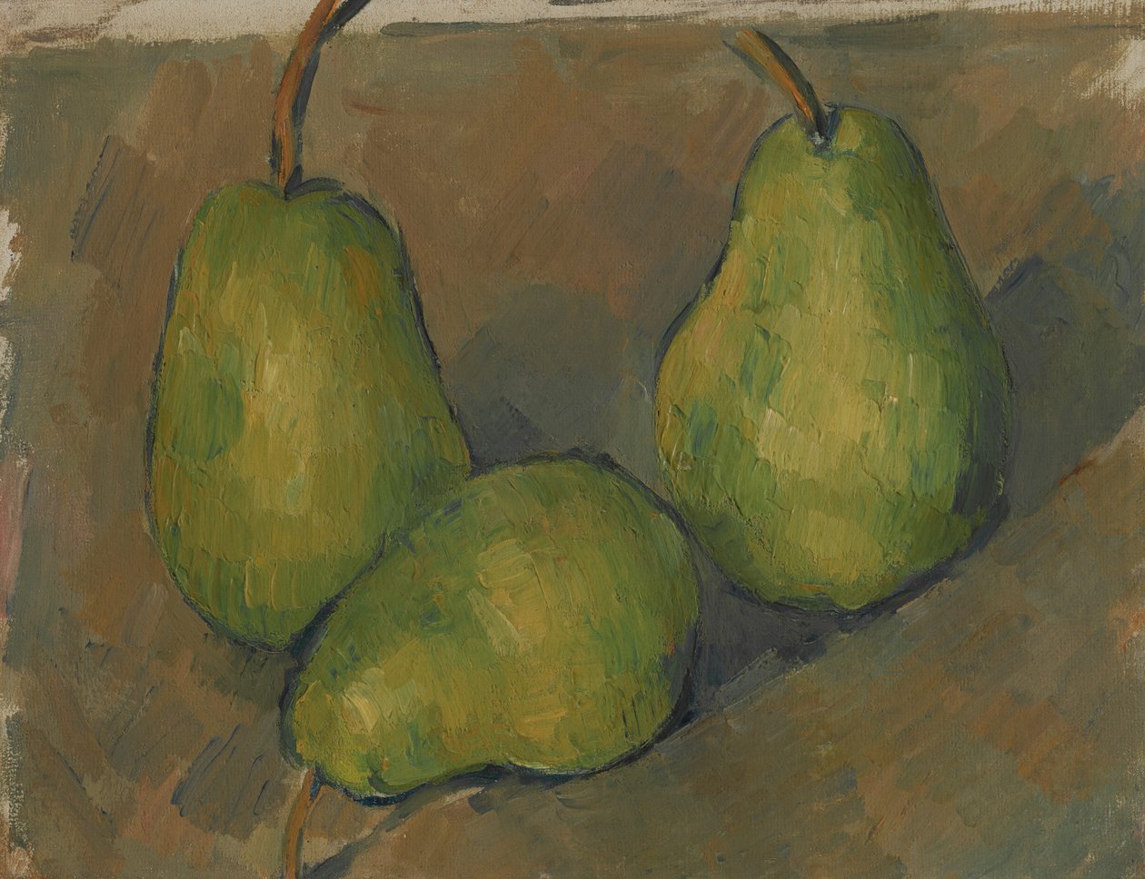 Three Pears by Paul Cezanne