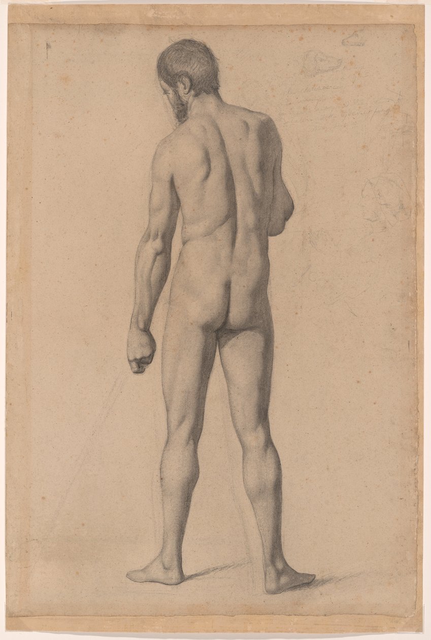 Academic Nude, Seen from the Back by Paul Cézanne