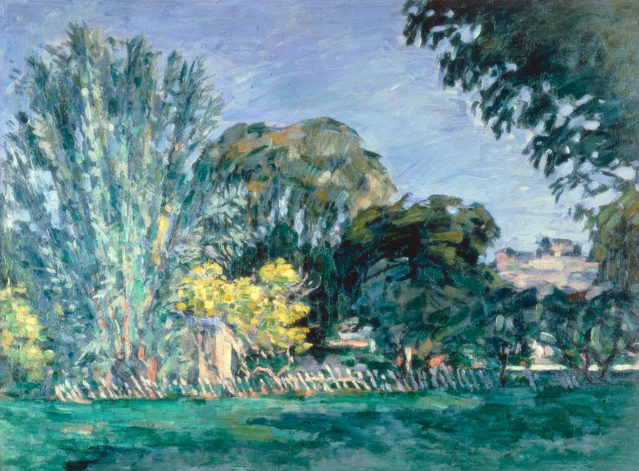 Trees at Jas de Bouffan by Paul Cézanne