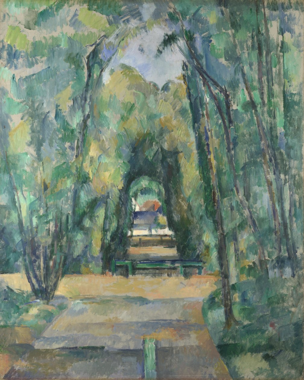 Avenue at Chantilly, 1888 by Paul Cézanne