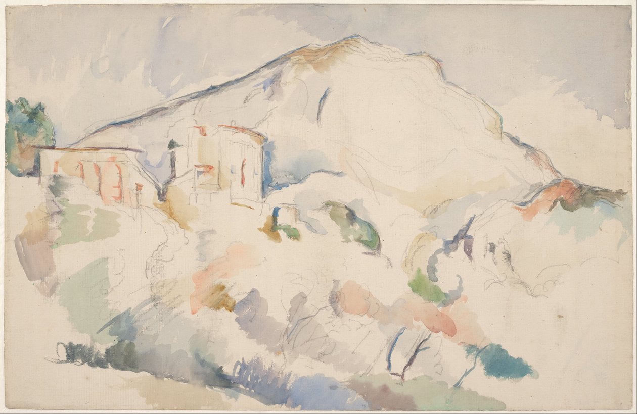 Château Noir and Mont Sainte-Victoire by Paul Cézanne