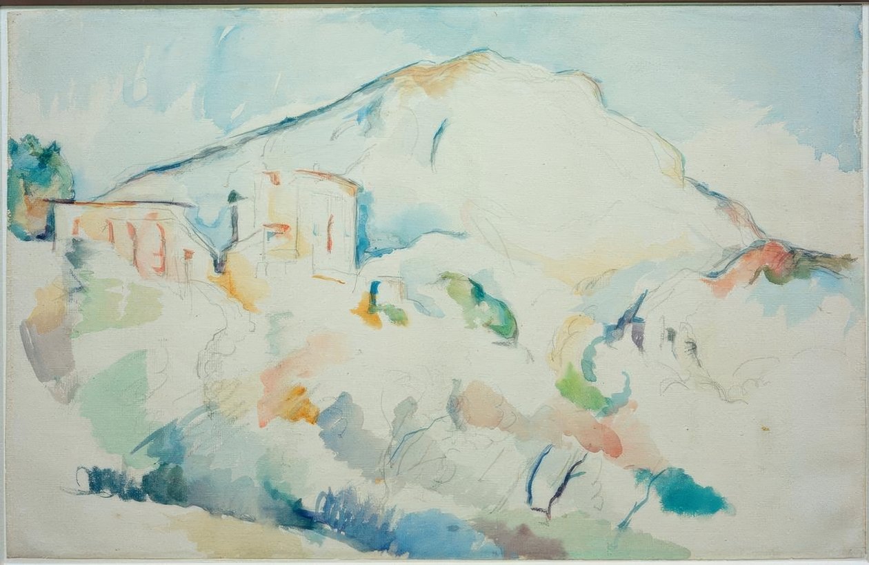 The Château Noir and the Sainte-Victoire Mountain by Paul Cézanne