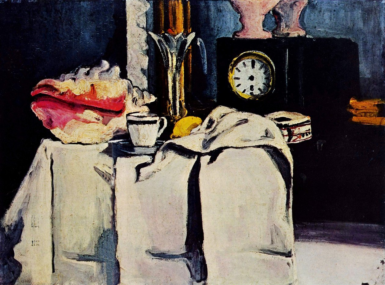 The Black Marble Clock by Paul Cézanne