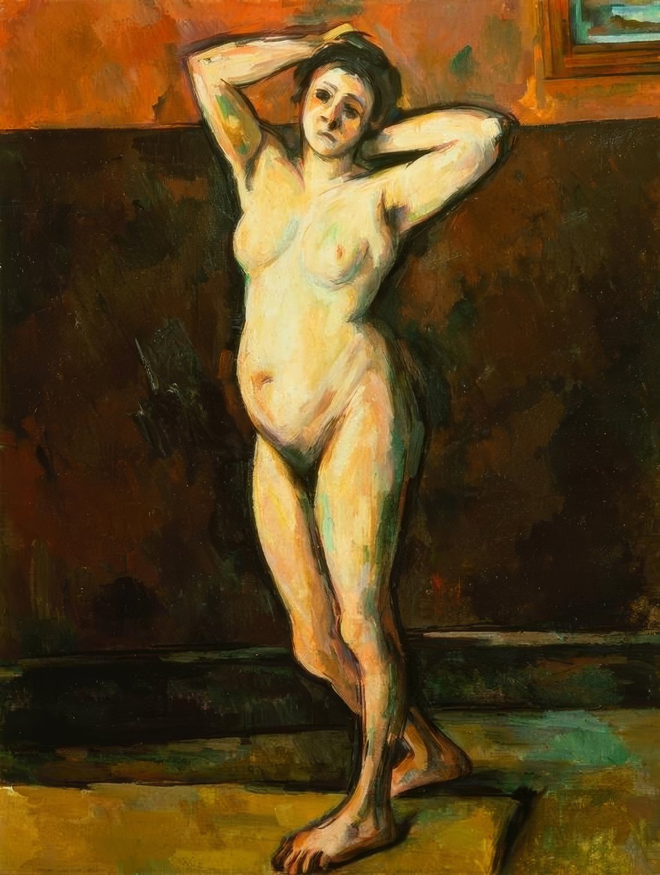 Standing Nude Woman by Paul Cézanne