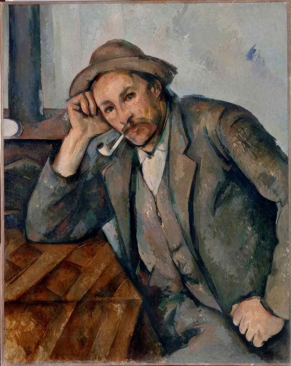 Smoker Leaning by Paul Cézanne