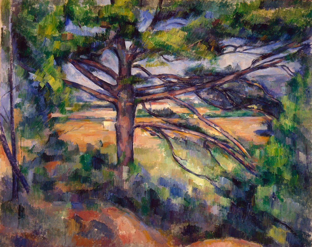 Grand Pine and Red Lands by Paul Cézanne
