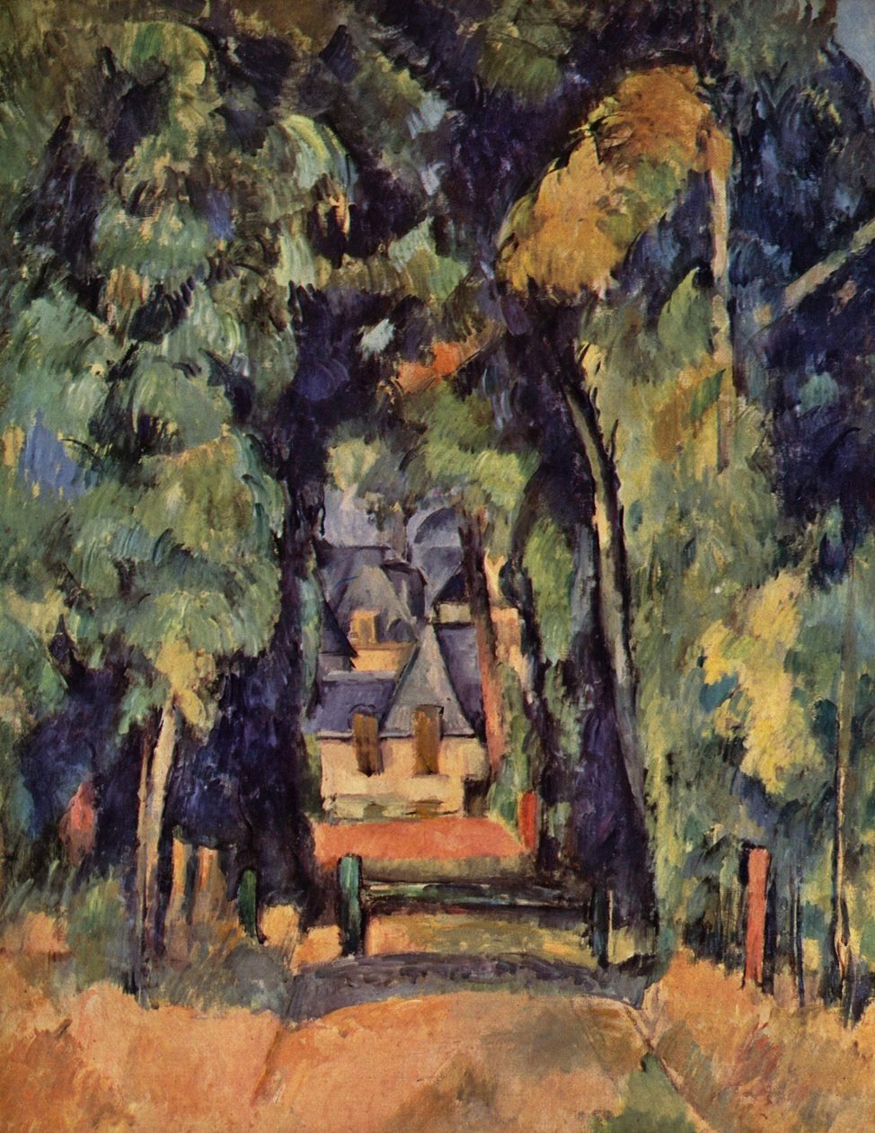 The Avenue at Chantilly by Paul Cézanne