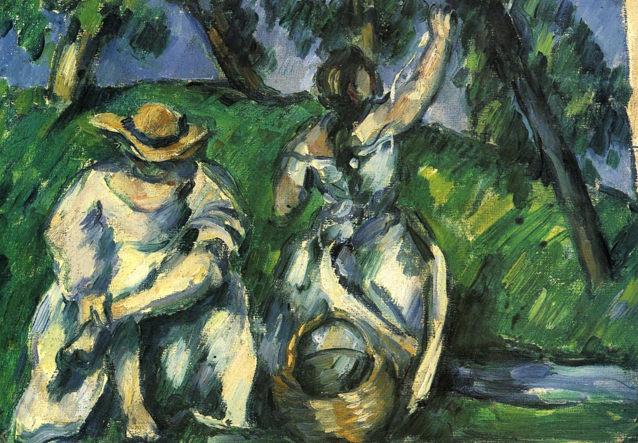 The Gathering by Paul Cézanne