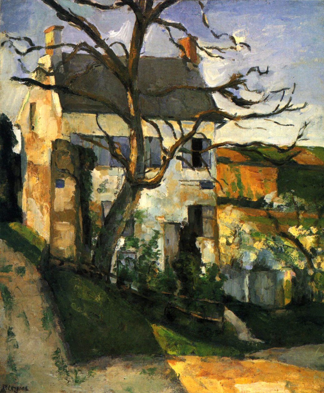 The Rondest House, Hermitage Quarter, Pontoise by Paul Cézanne