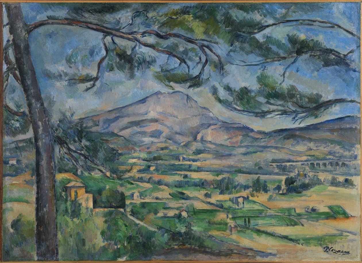 Mount Sainte-Victoire with Large Pine, ca 1887 by Paul Cézanne
