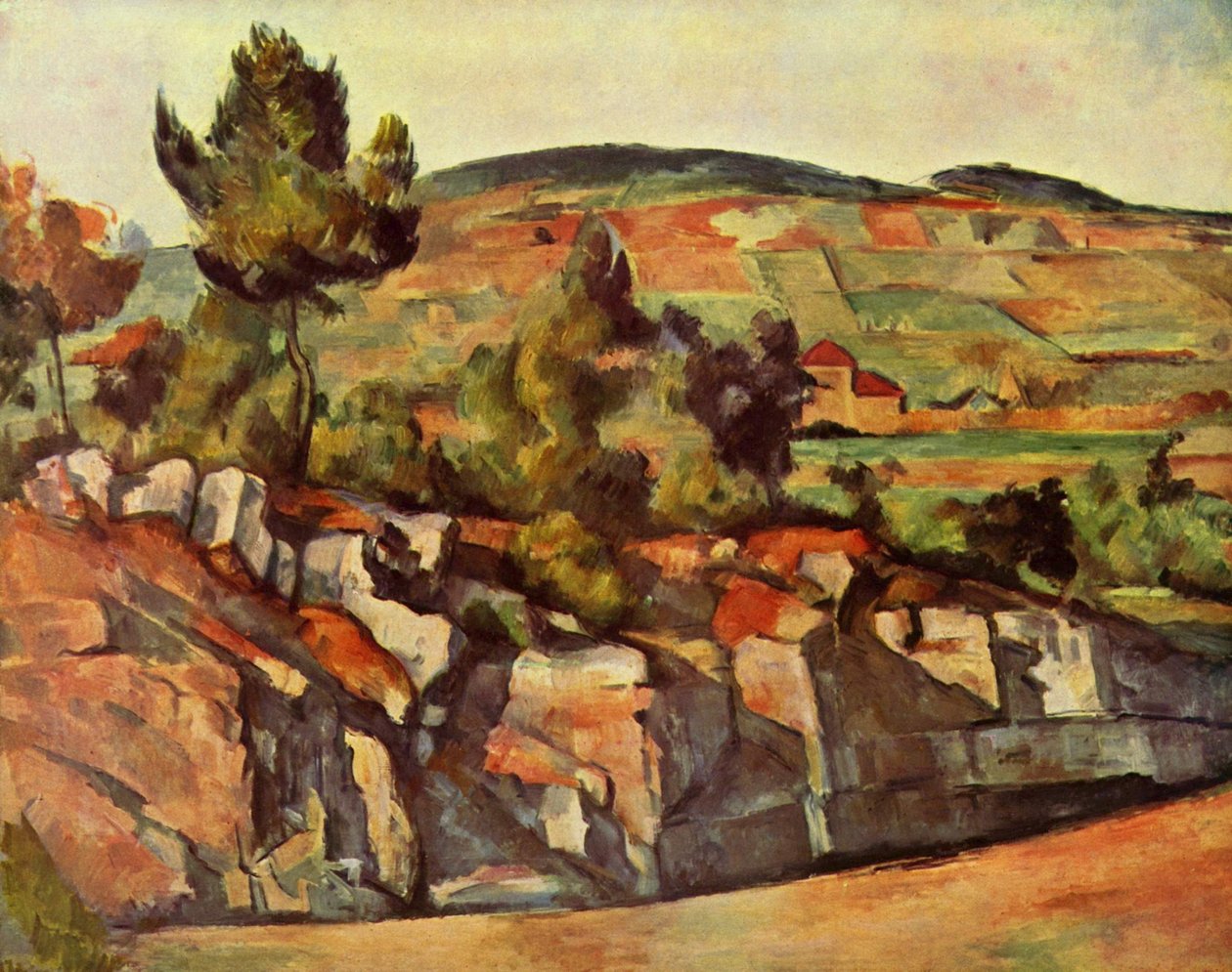 The Road in Provence by Paul Cézanne