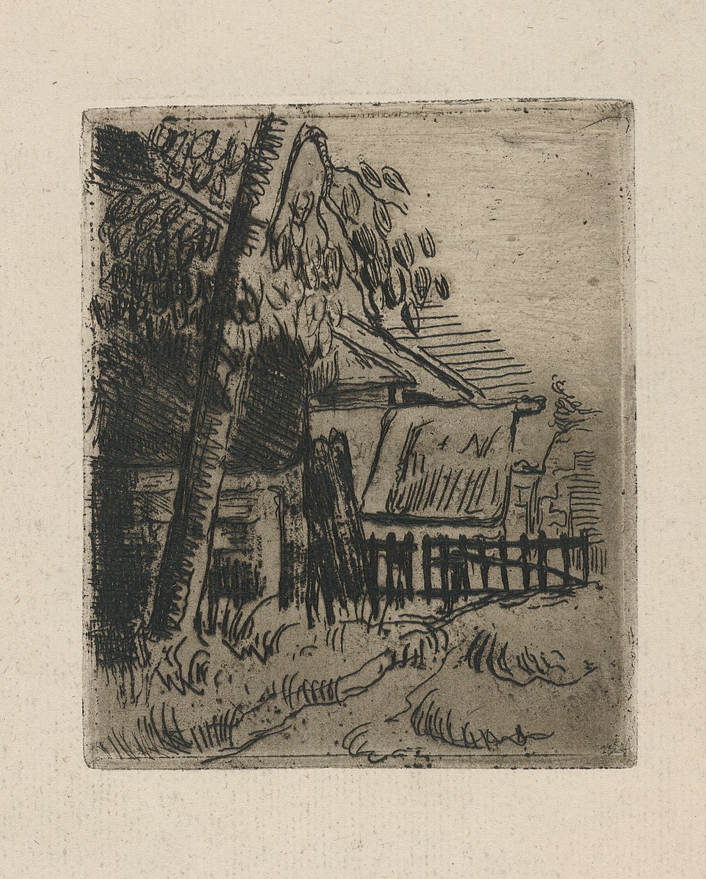 Landscape at Auvers by Paul Cézanne