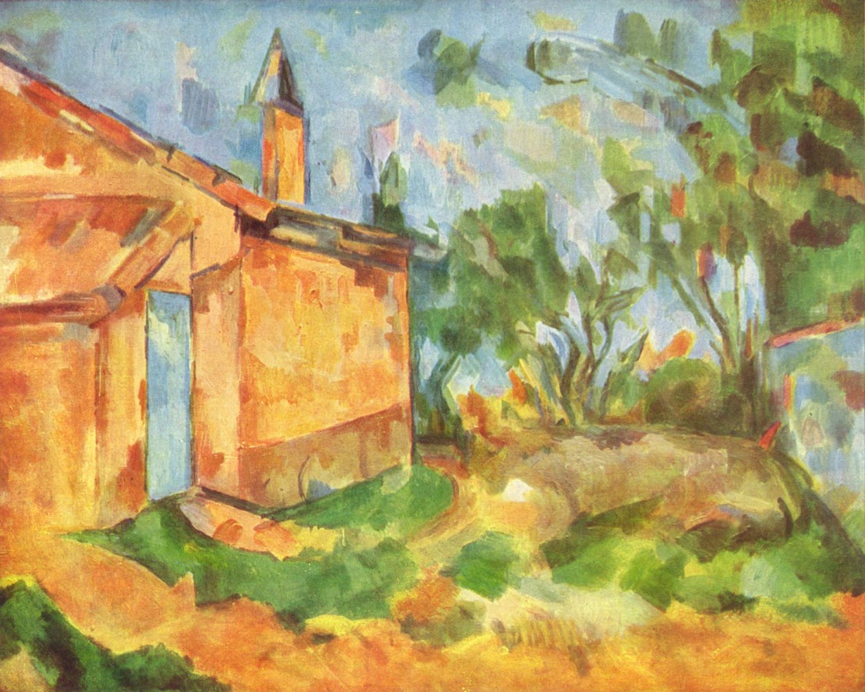 The Cabin of Jourdan by Paul Cézanne