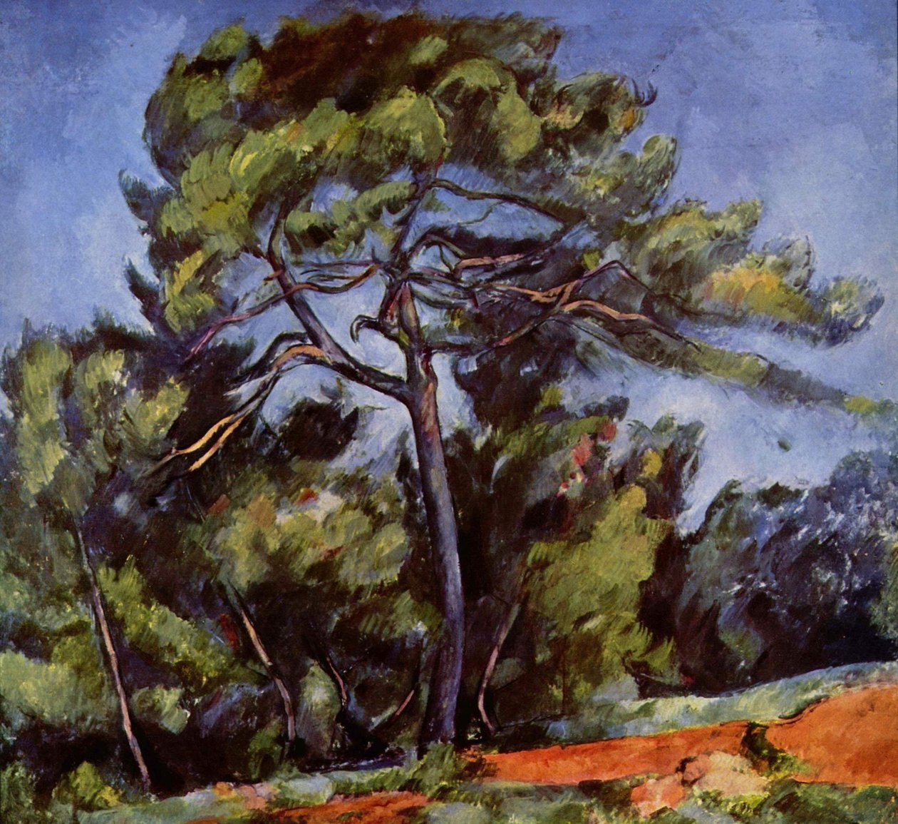 The Great Pine by Paul Cézanne