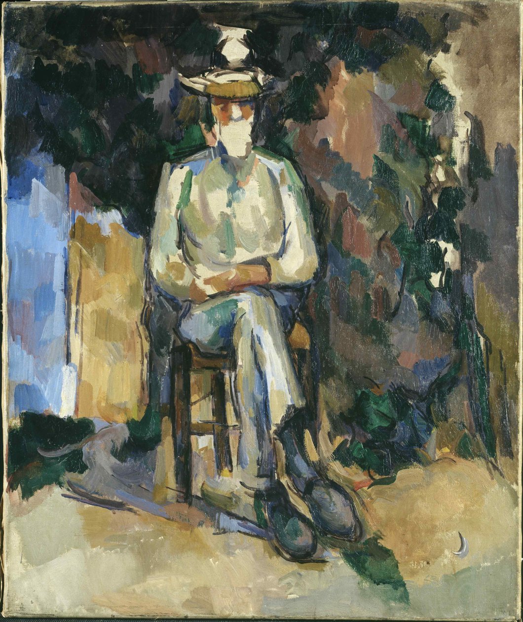 Le Jardinier Vallier by Paul Cézanne