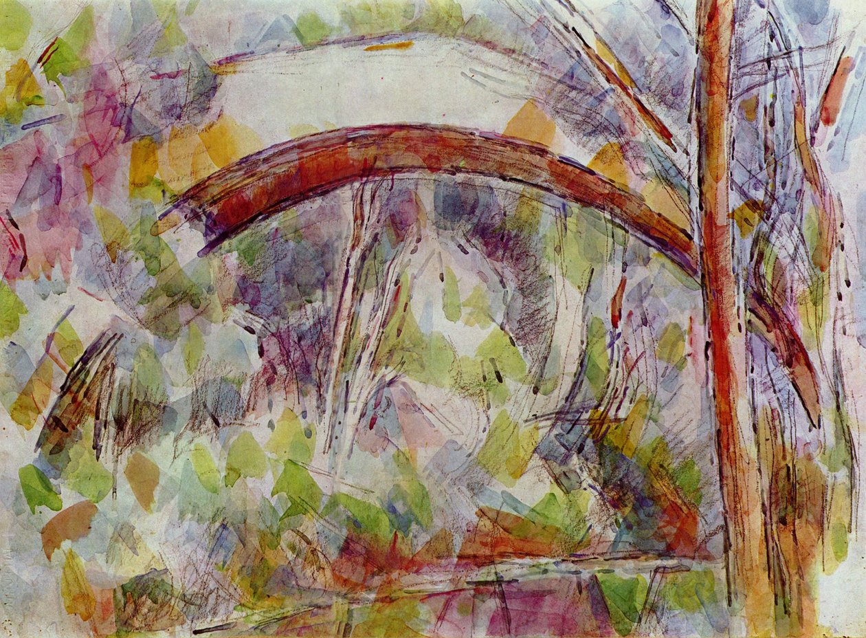The Bridge of the Three Sautets by Paul Cézanne