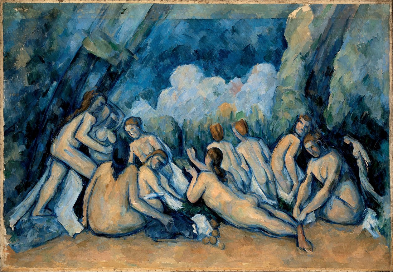 The Large Bathers by Paul Cézanne