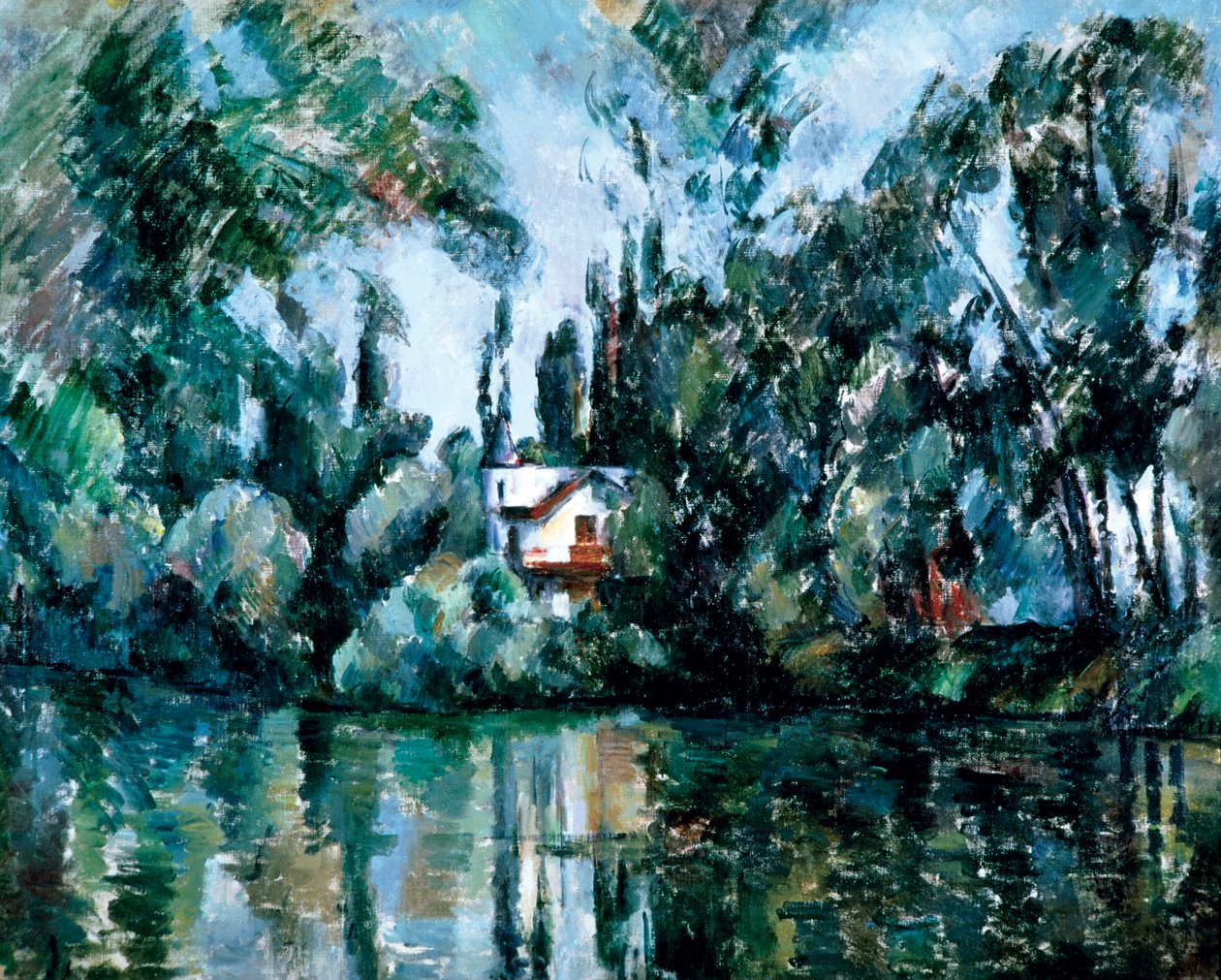 House by the Marne (Saint-Maur-des-Fossés) by Paul Cézanne
