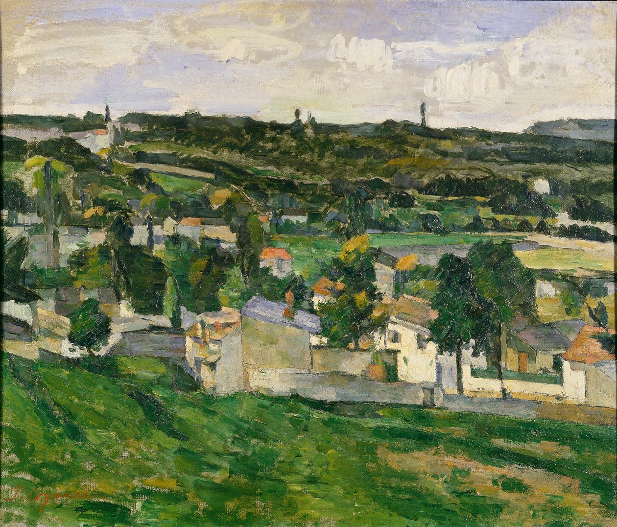Near Auvers-sur-Oise by Paul Cézanne