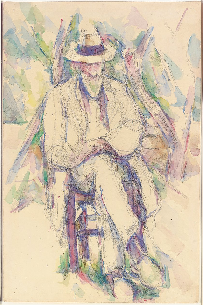 Portrait of Vallier by Paul Cézanne