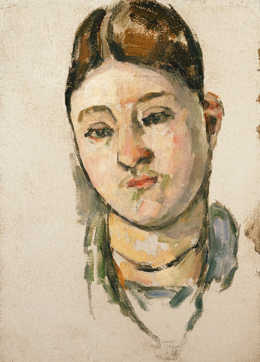Portrait of Madame Cezanne by Paul Cézanne