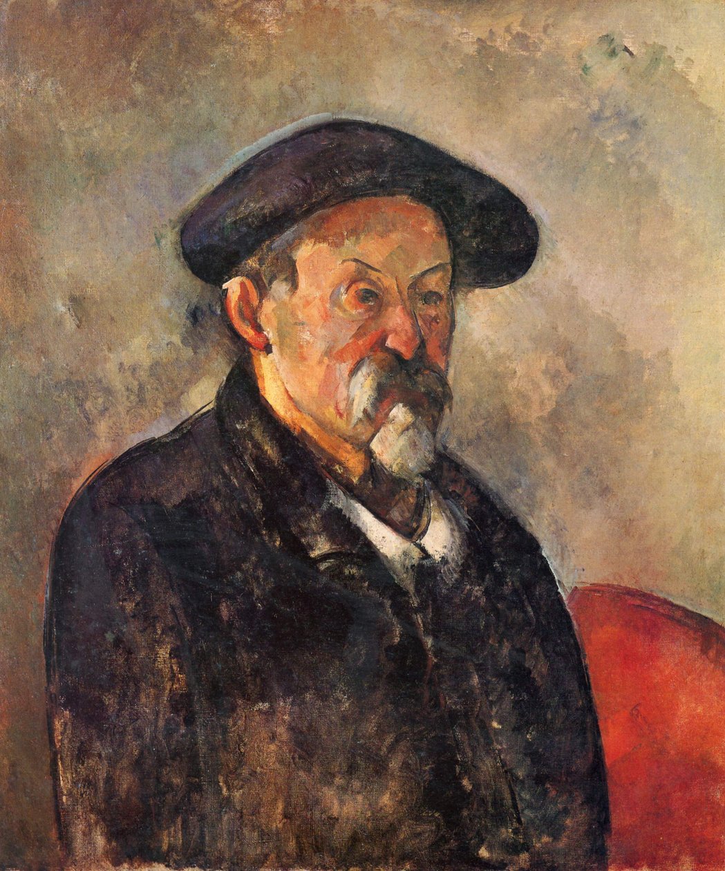Self-Portrait with Beret by Paul Cézanne