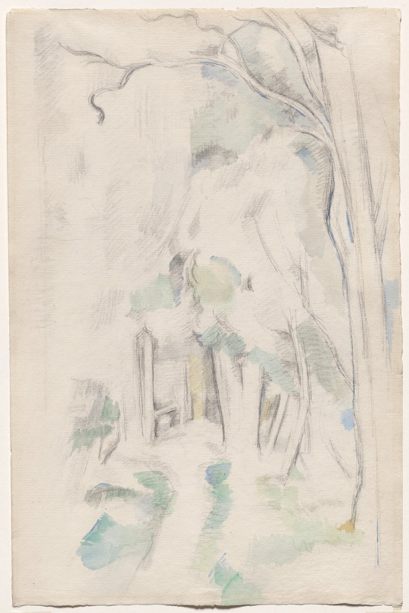 Forest Path by Paul Cézanne