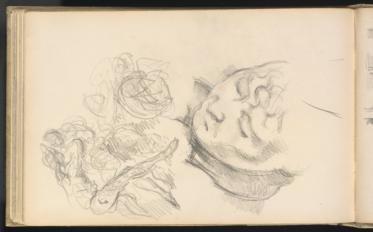 Studies Including Madame Cézanne by Paul Cézanne