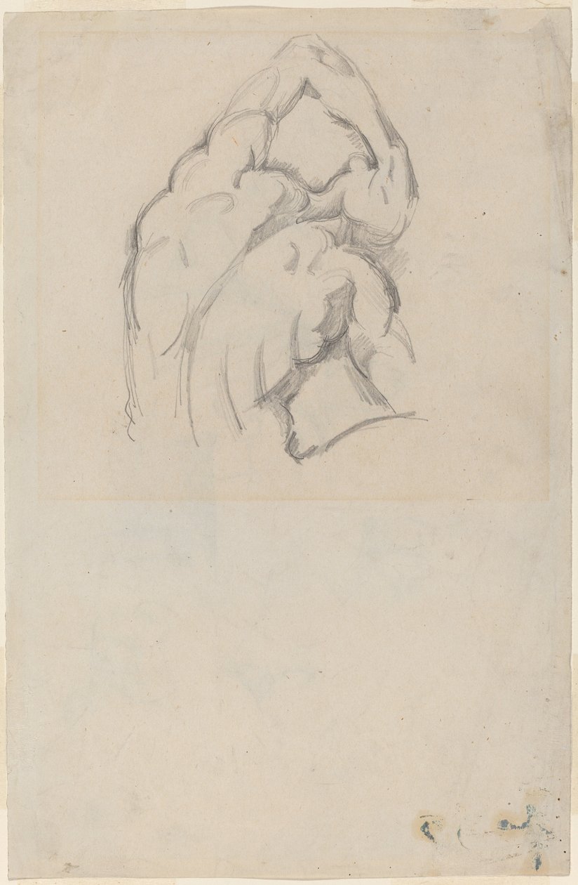 Study of the "Ecorché" (recto) by Paul Cézanne