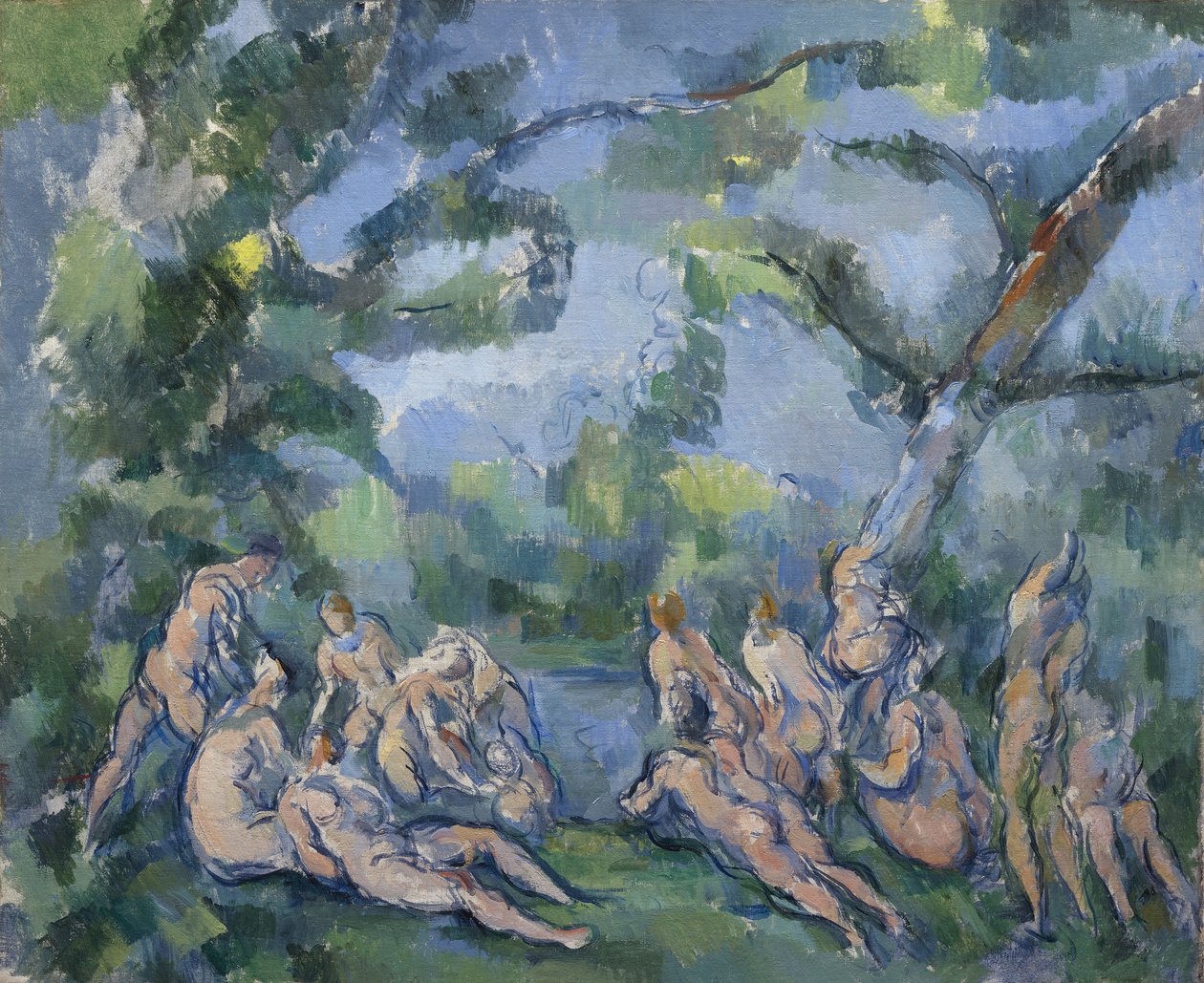 The Bathers, 1899-1904 by Paul Cézanne