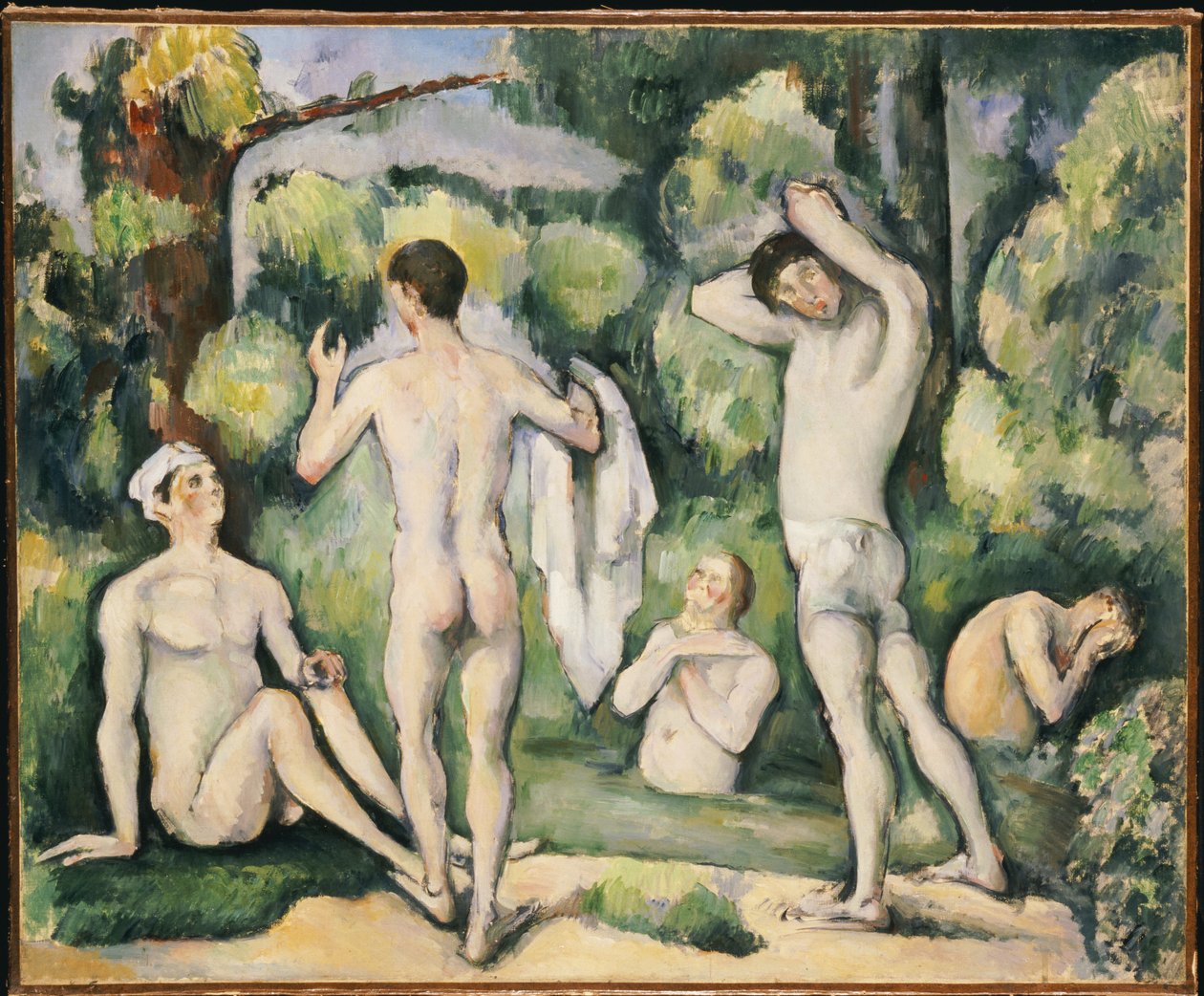 The Five Bathers by Paul Cézanne